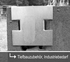 Tiefbauzubehör, Industriebedarf, Dienstleistungen